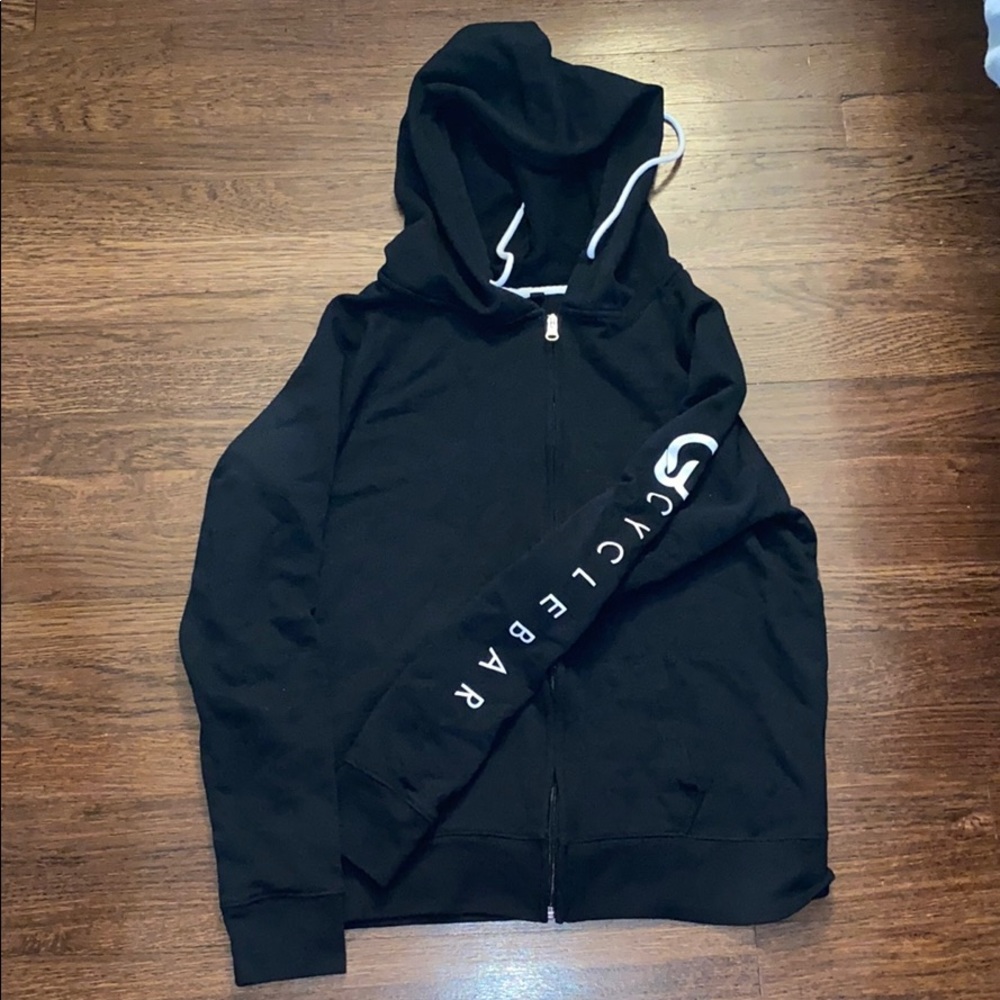 CycleBar Hooded Zipper Jacket Sweatshirt